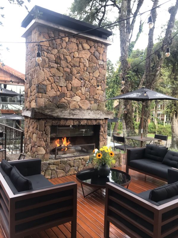 Outdoor Fireplace