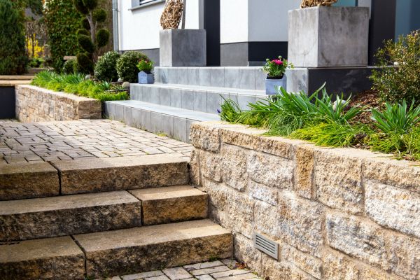 Stone Step Replacement in Fayetteville