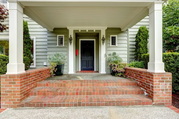 Front Porch Masonry Repair in Fayetteville
