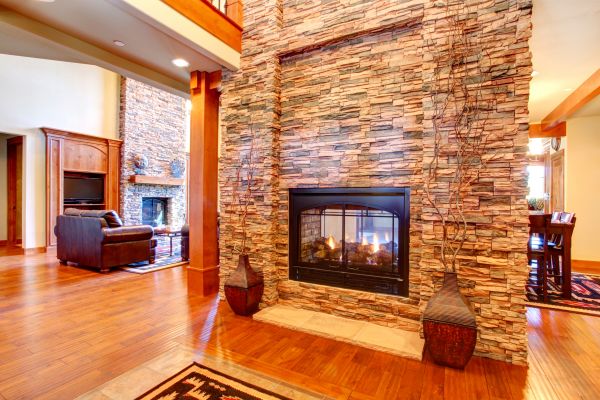 Stone Hearth Installation in Fayetteville
