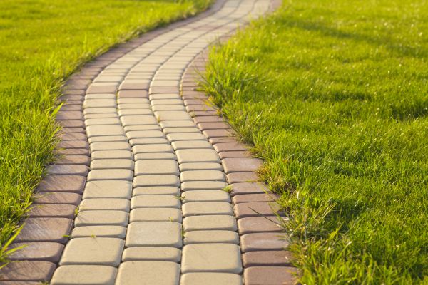 Sidewalk Brick Repair in Fayetteville